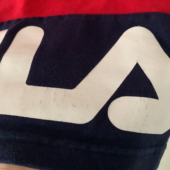 Fila Red Long Sleeve Cropped Top - Picture 5 of 5